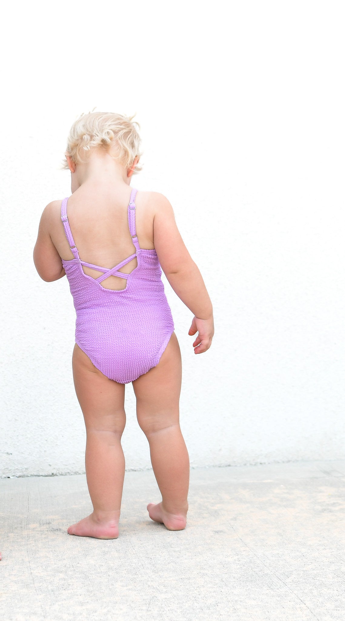 Bello Girl s One Piece Swimsuit Neon Purple Little Bipsy 0 3M