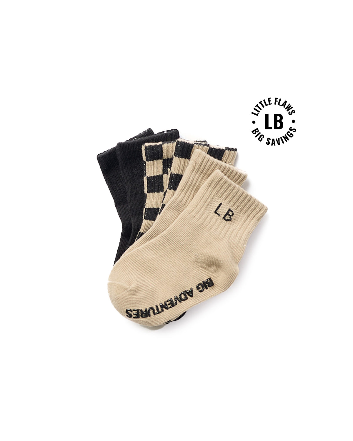 Sock 3-Pack - Mushroom Check Mix