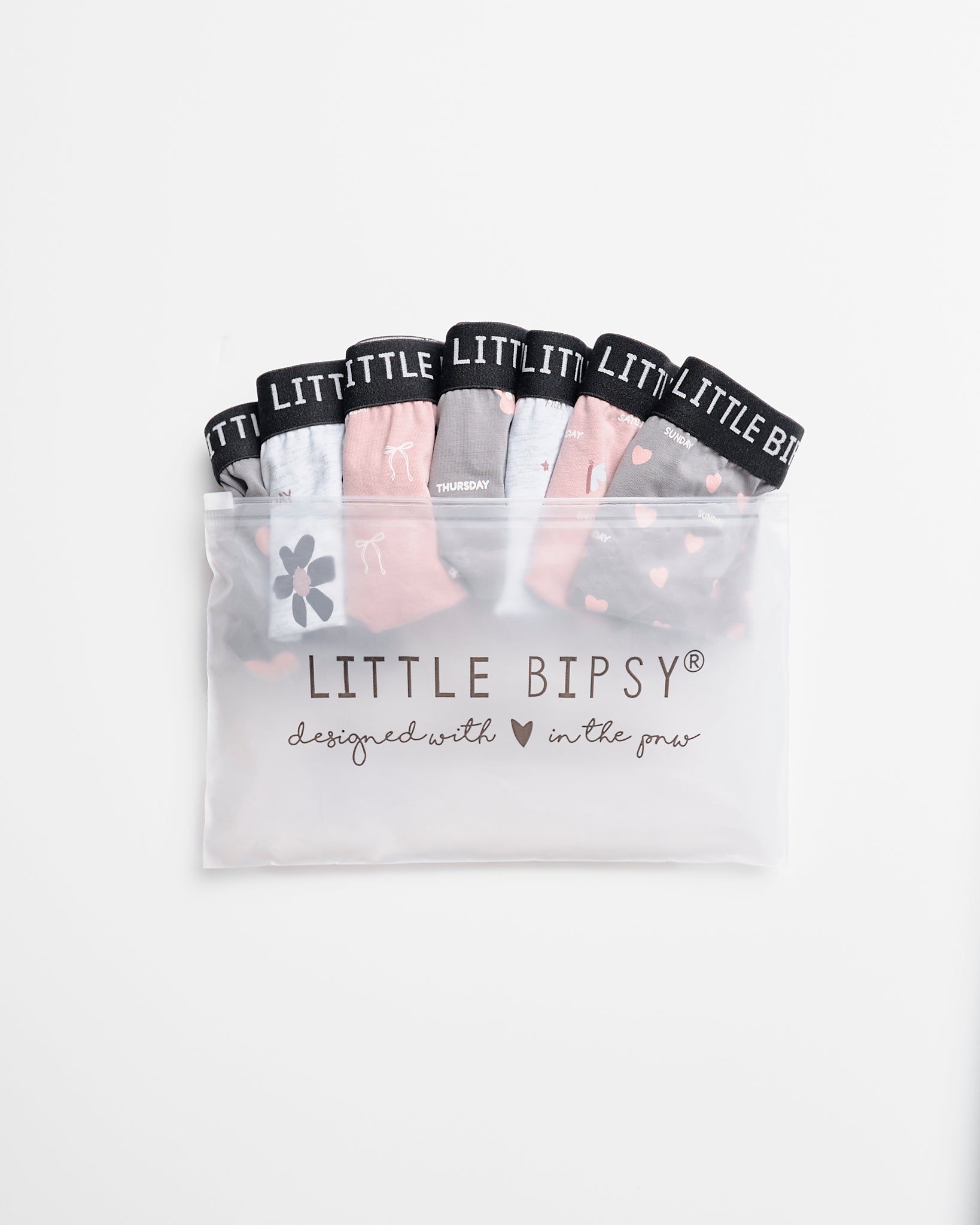 Girl's Boxer Brief - 7 Days a Week Pack