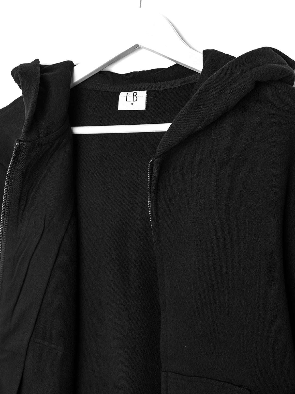 Adult Classic Zip Hoodie - Black - Little Bipsy