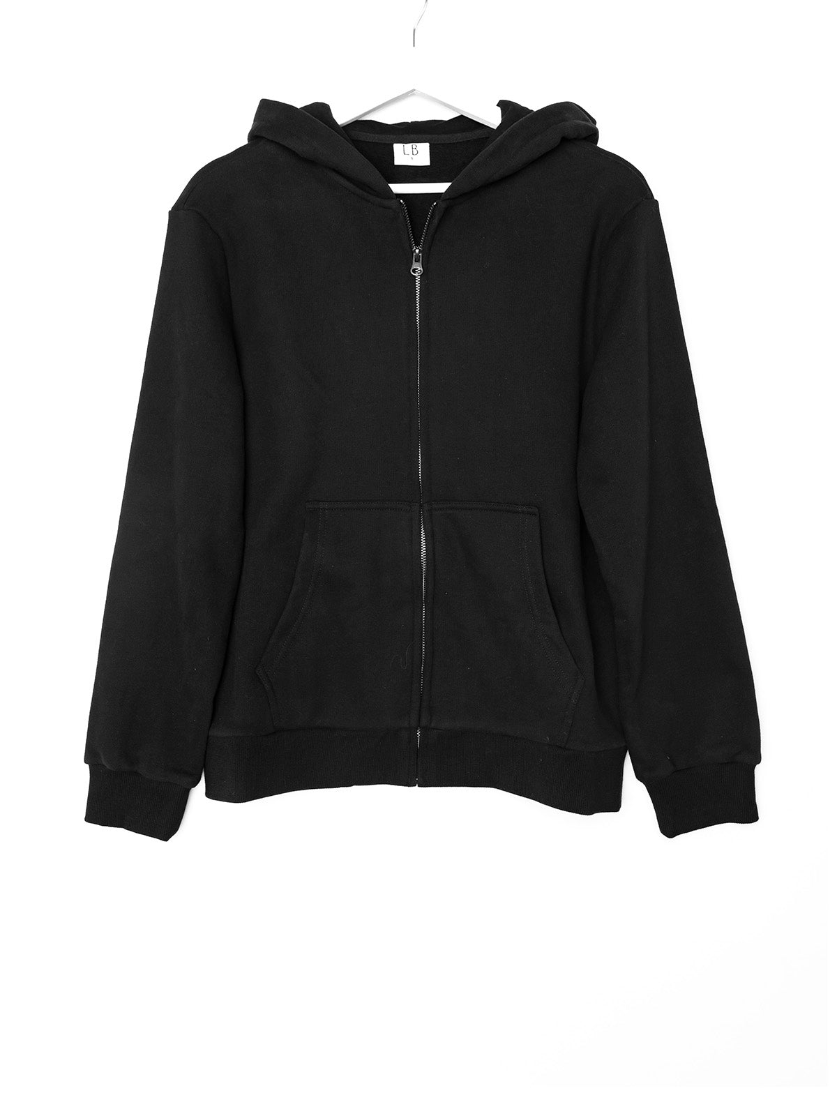 Adult Classic Zip Hoodie - Black - Little Bipsy