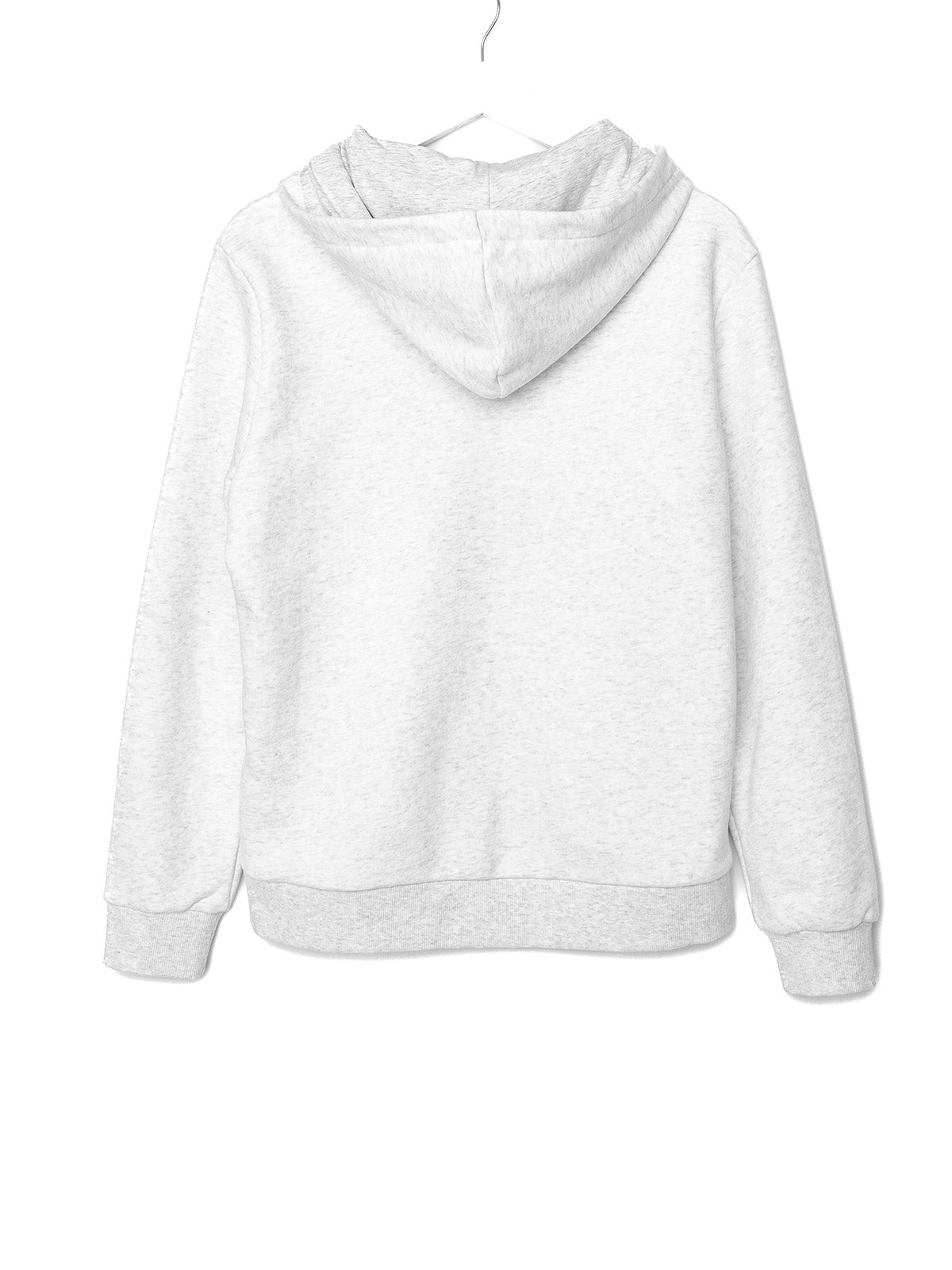 Adult Classic Zip Hoodie - Light Heather Grey - Little Bipsy