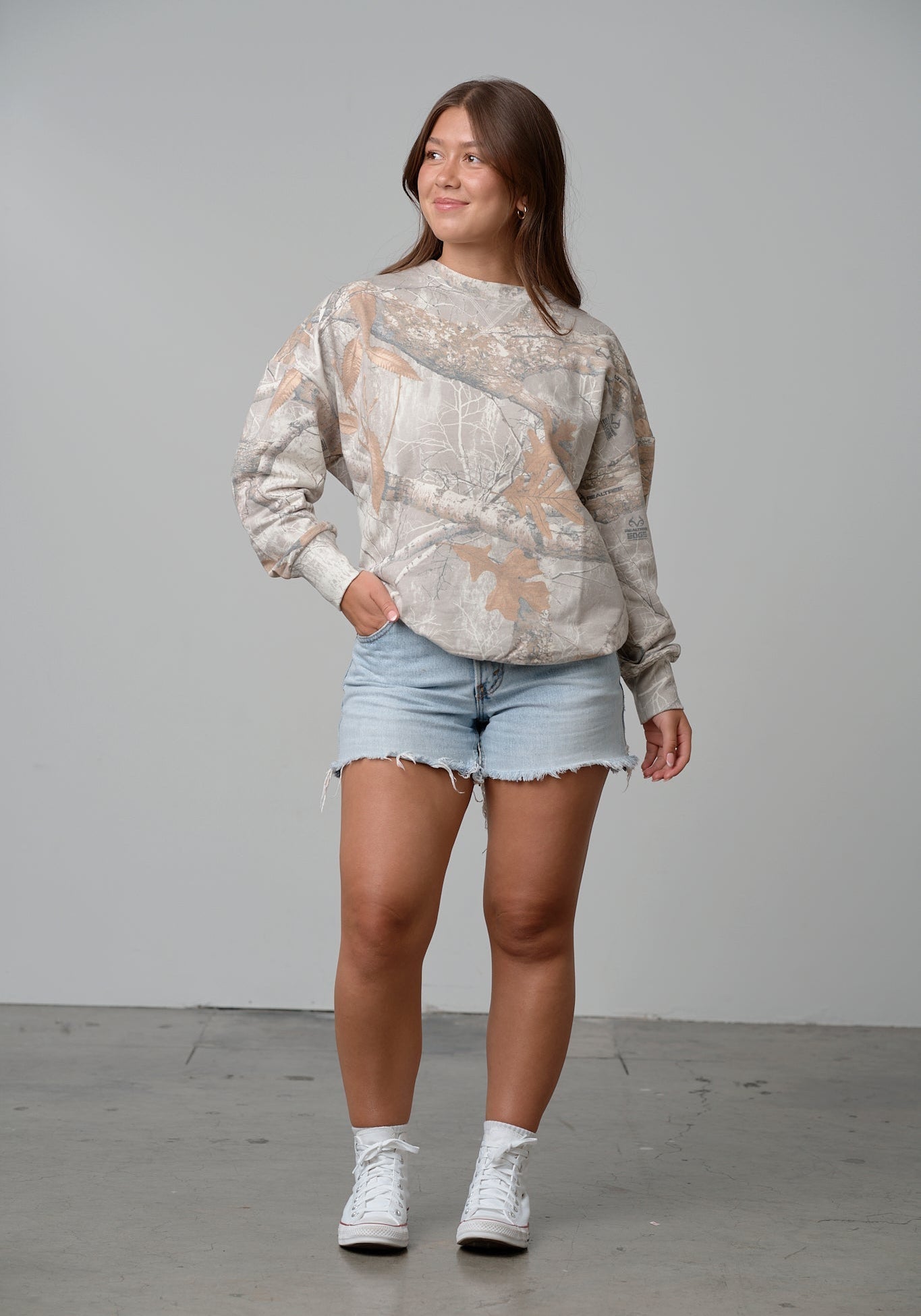 Adult Crewneck - Edge Colors Driftwood® - Little Bipsy