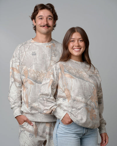 Adult Crewneck - Edge Colors Driftwood® - Little Bipsy