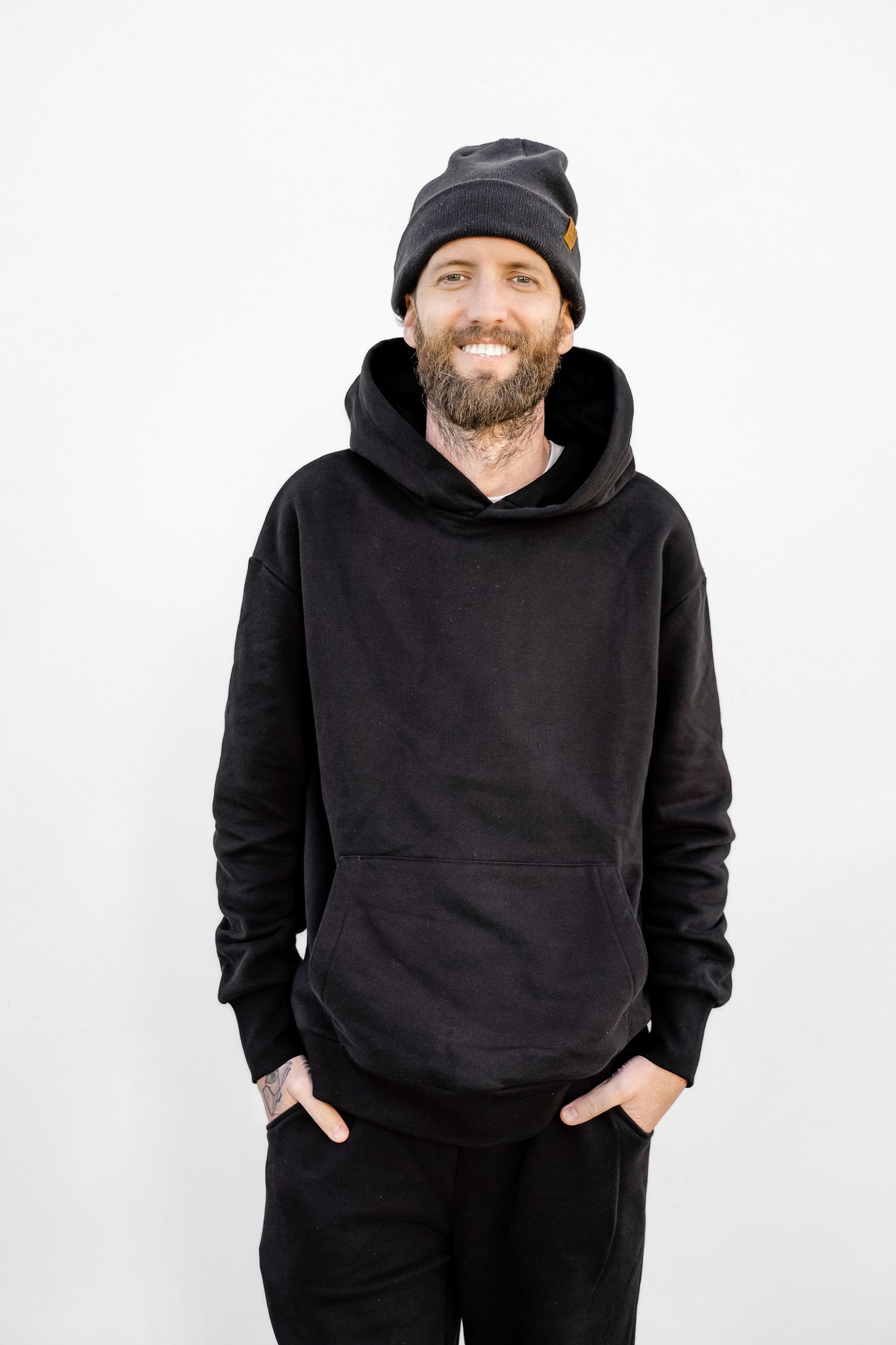 Adult Elevated Hoodie - Black - Little Bipsy