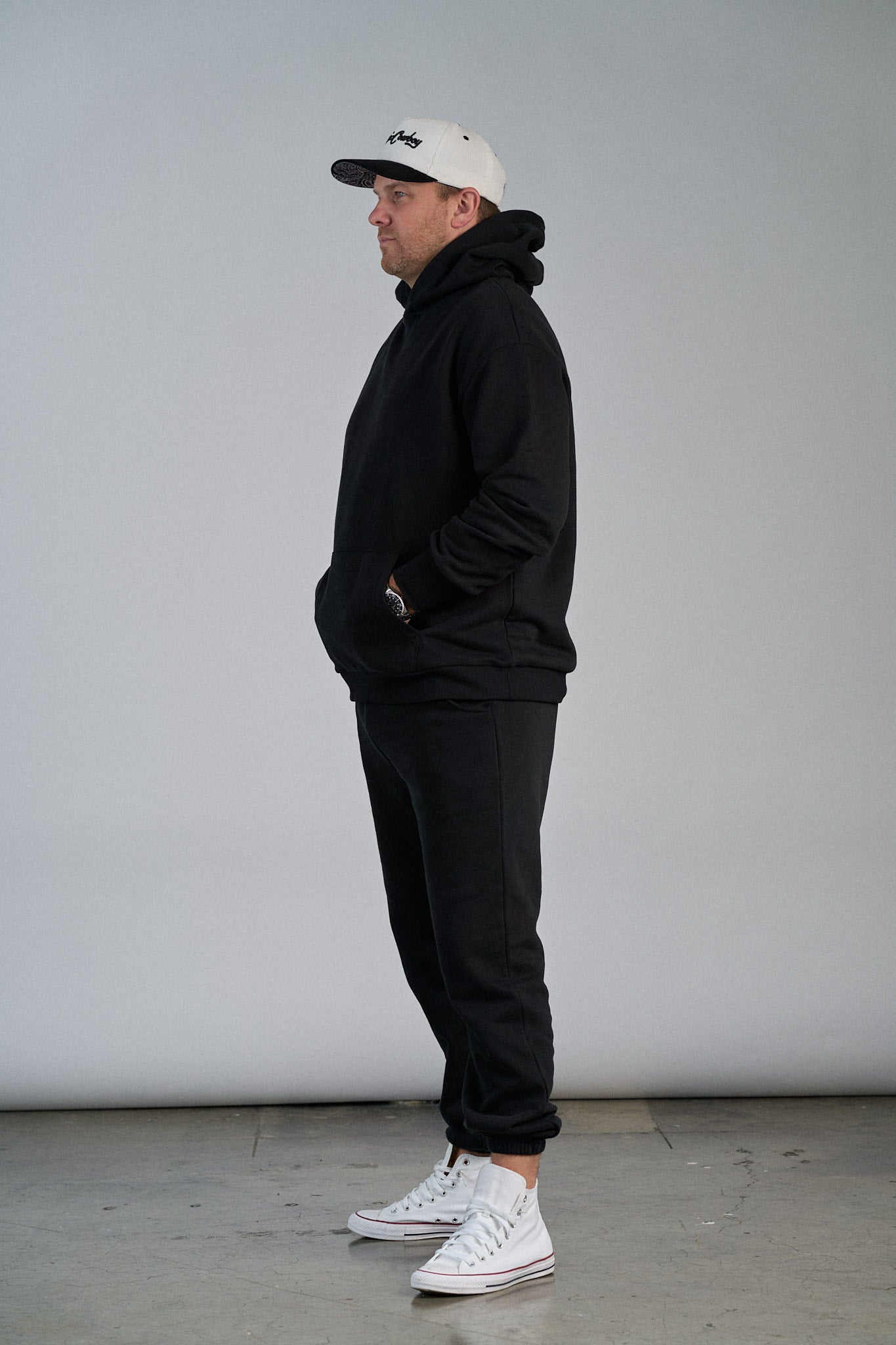 Adult Elevated Hoodie - Black - Little Bipsy