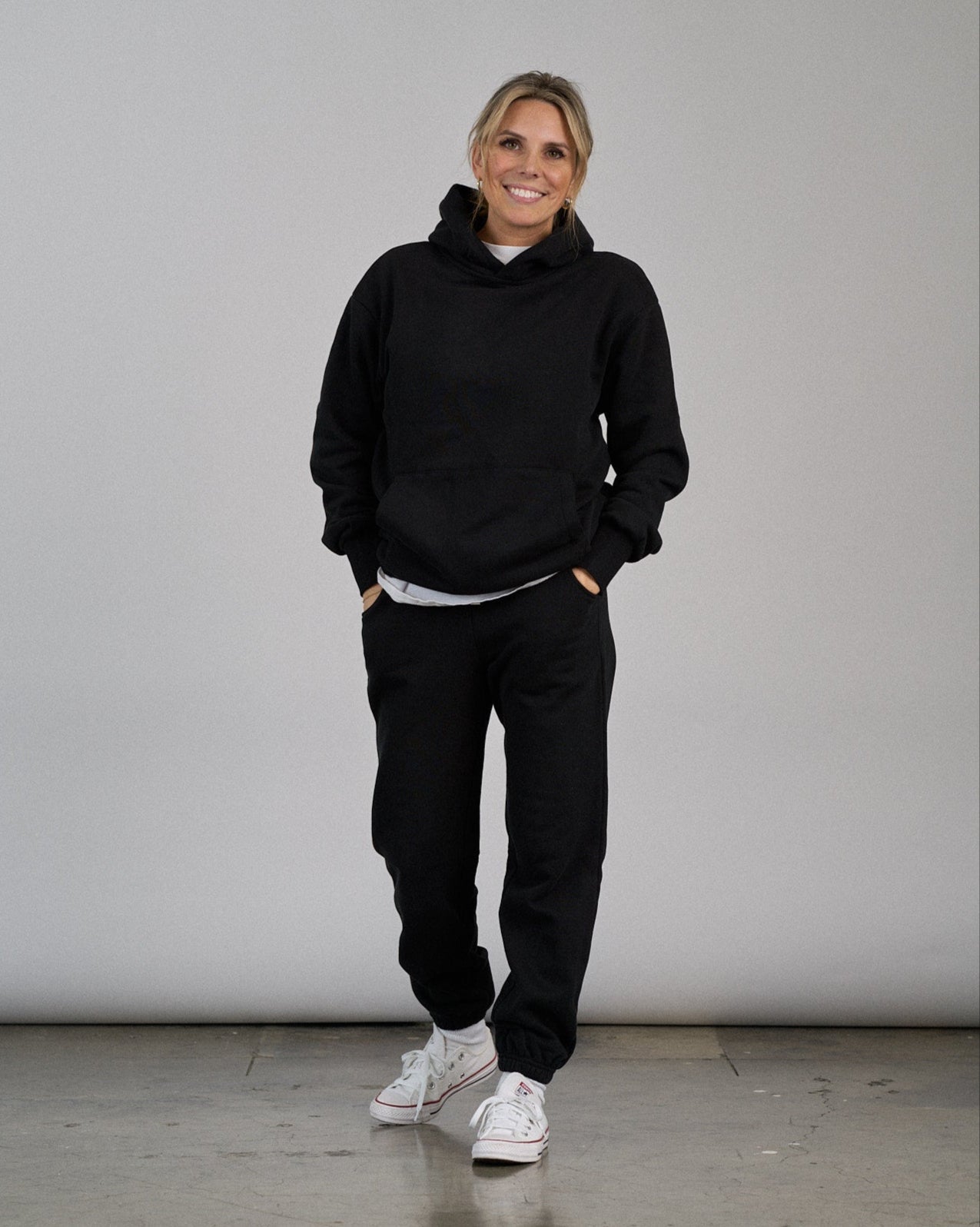 Adult Elevated Hoodie - Black - Little Bipsy