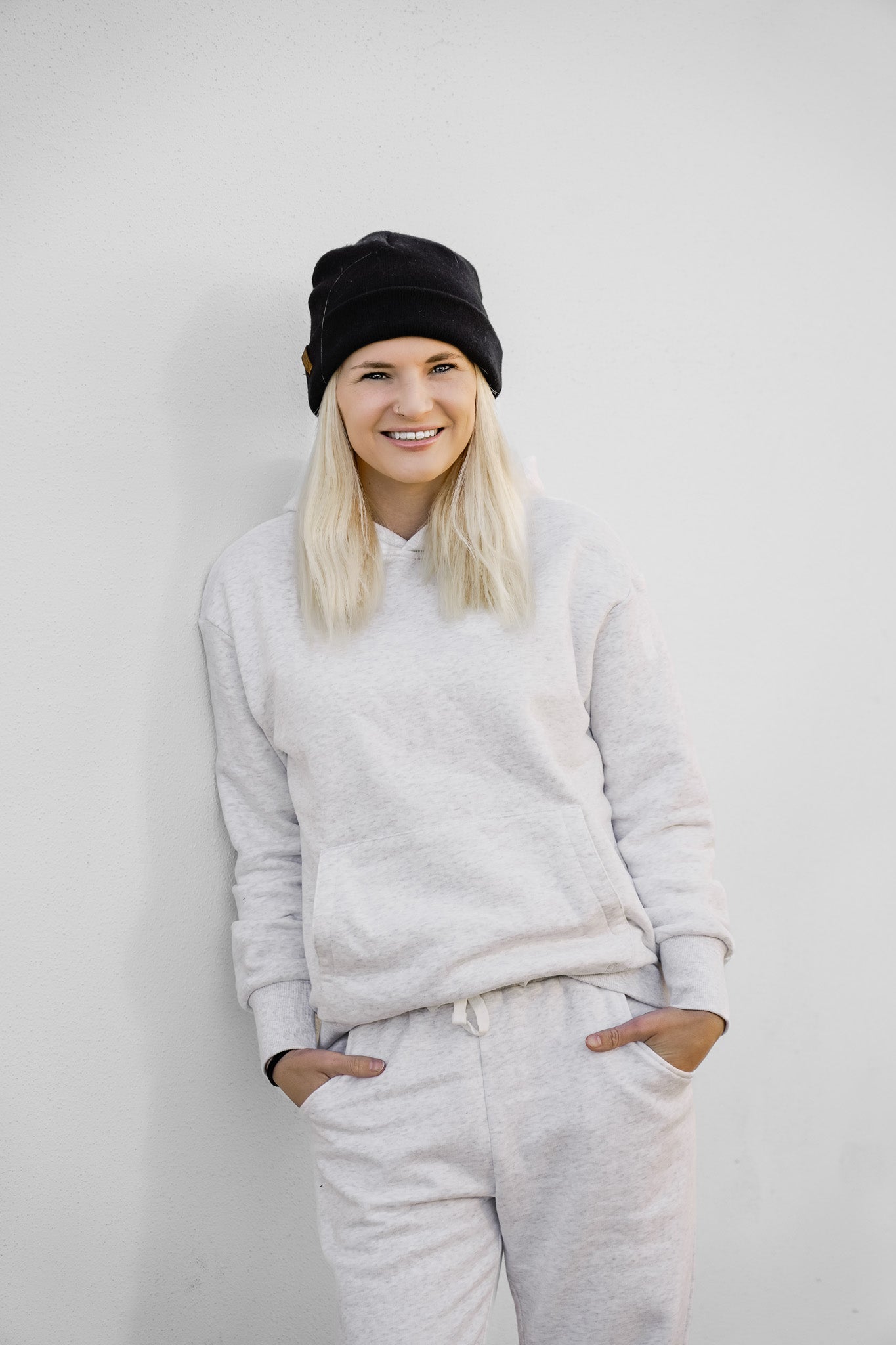 Adult Elevated Hoodie - Light Heather Grey - Little Bipsy