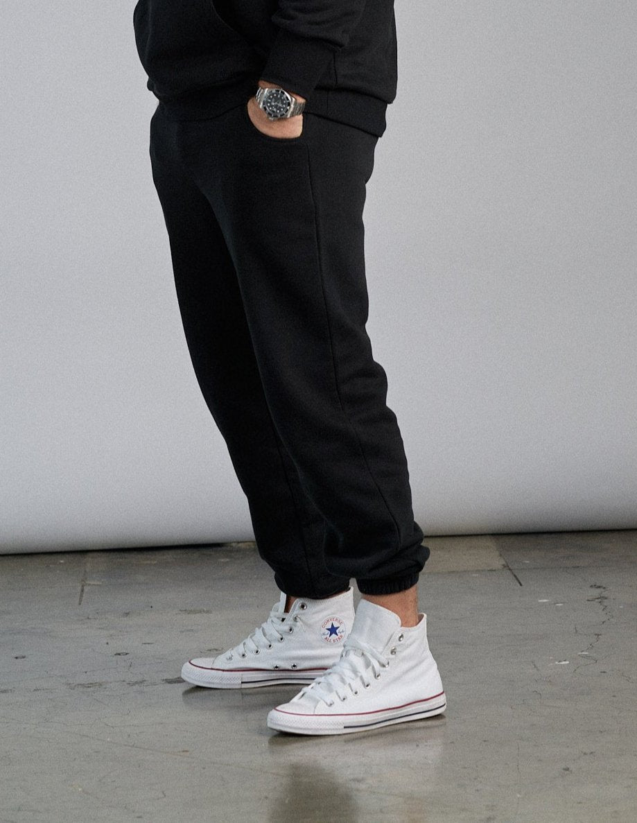 Adult Elevated Sweatpant - Black - Little Bipsy