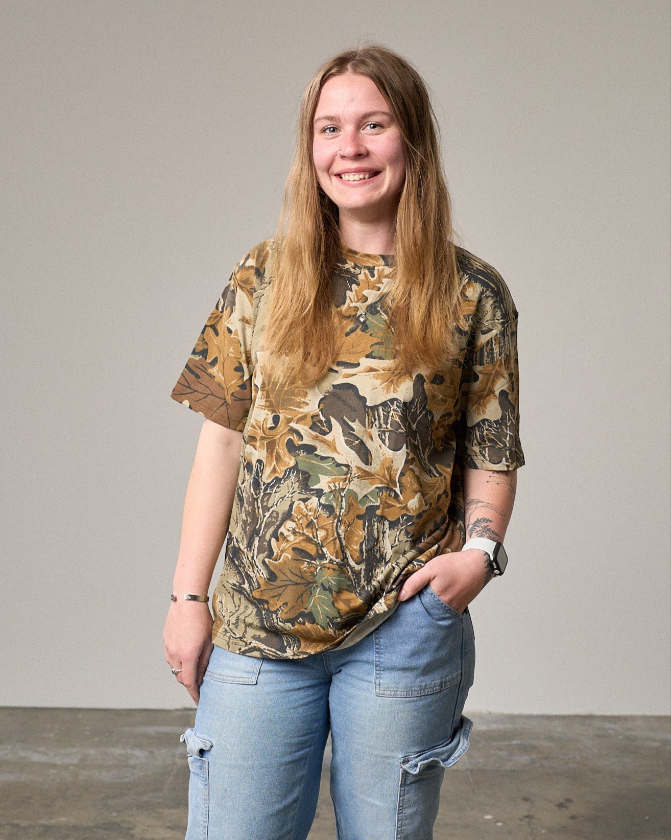 Adult Realtree Camo Leaf Modal T-Shirt - Little Bipsy