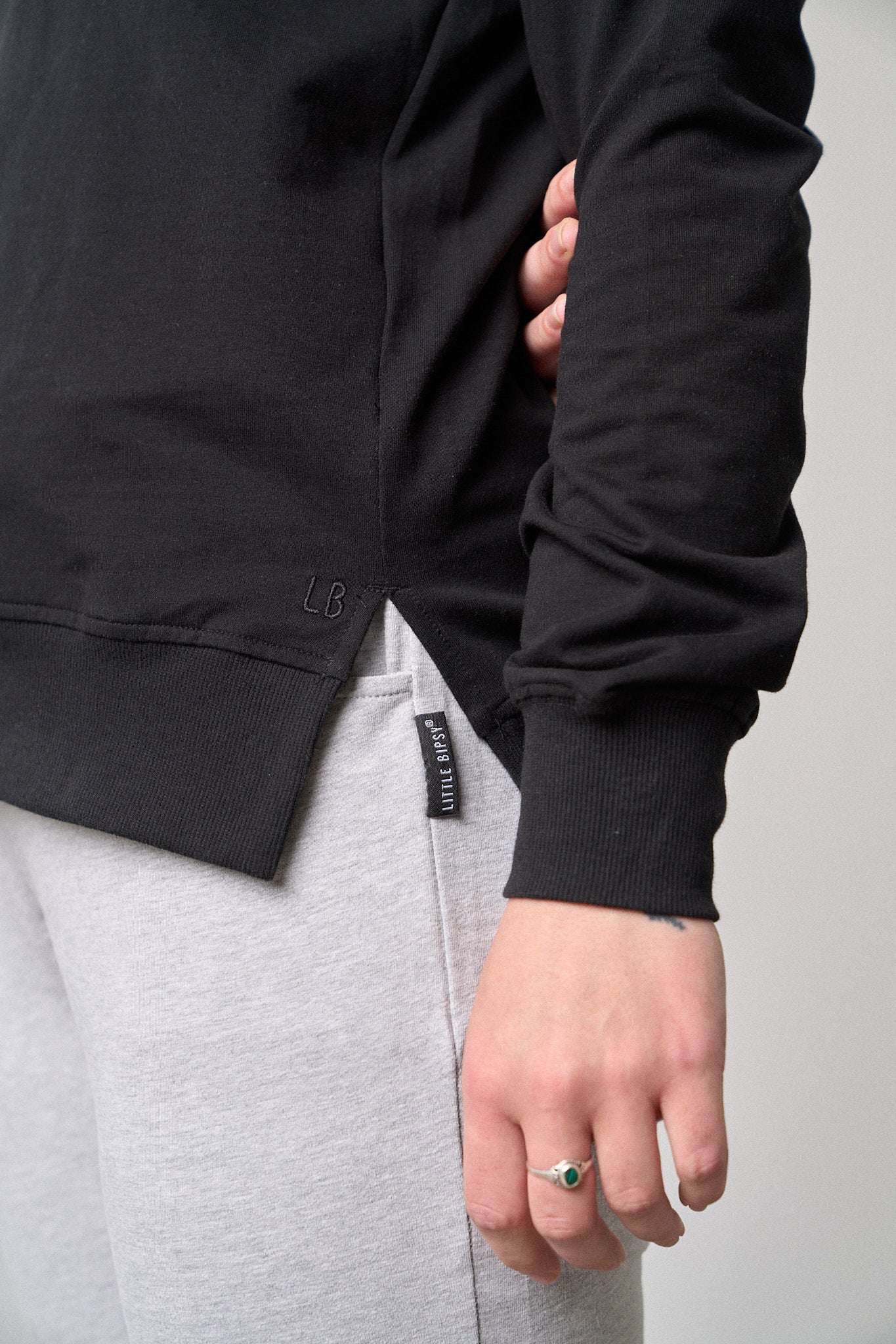 Adult Pullover - Black - Little Bipsy