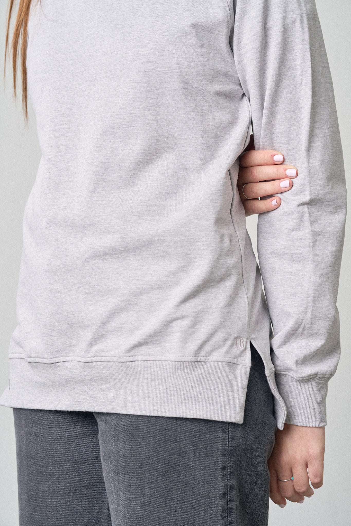 Adult Pullover - Grey - Little Bipsy