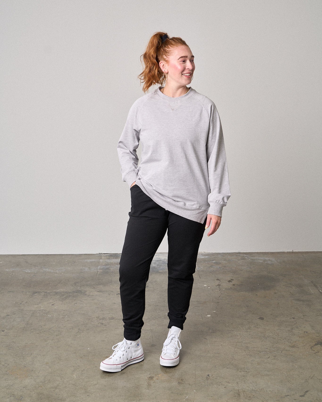 Adult Pullover - Grey - Little Bipsy