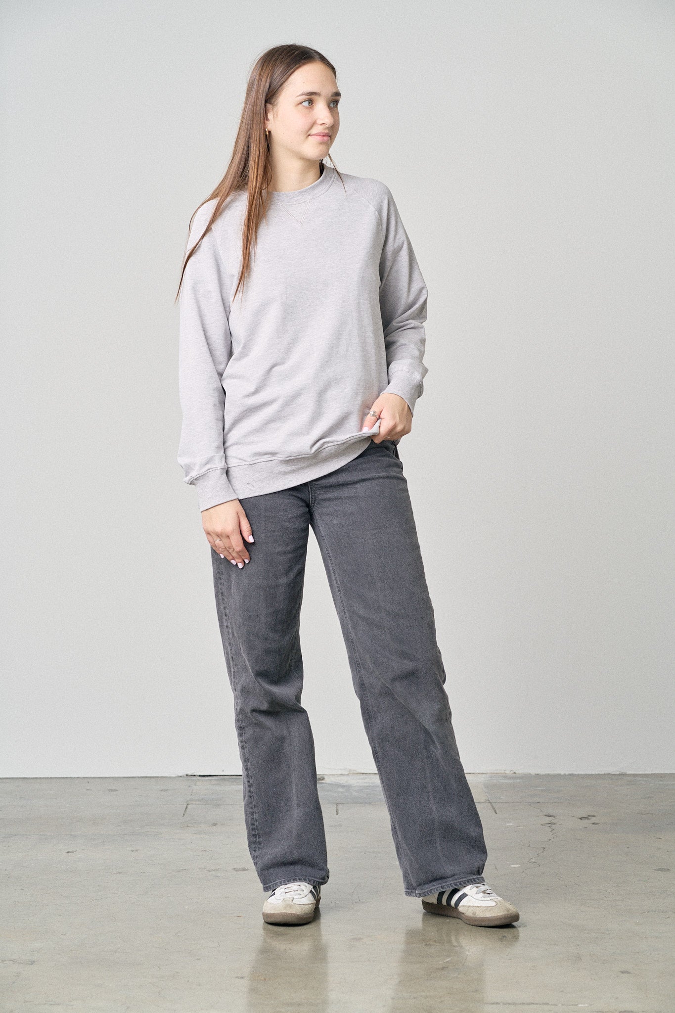 Adult Pullover - Grey - Little Bipsy