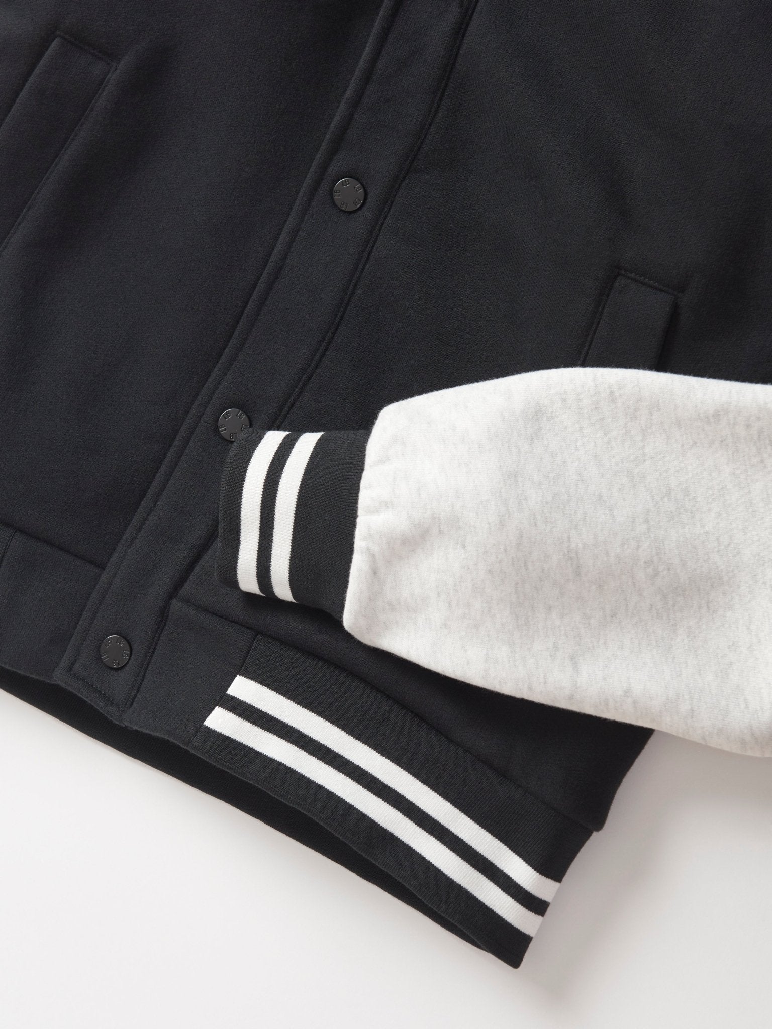 Adult Varsity Jacket - Black - Little Bipsy