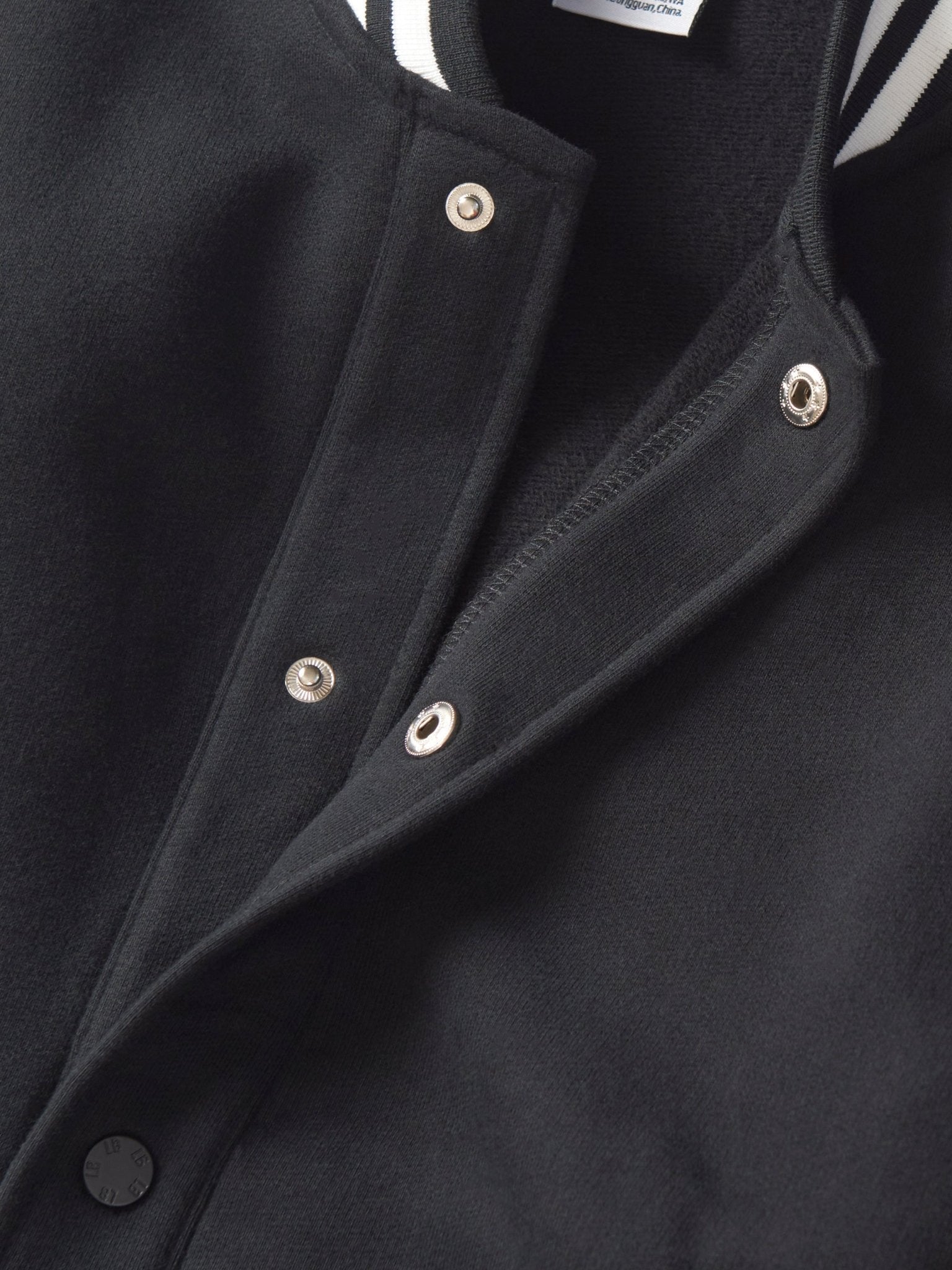 Adult Varsity Jacket - Black - Little Bipsy