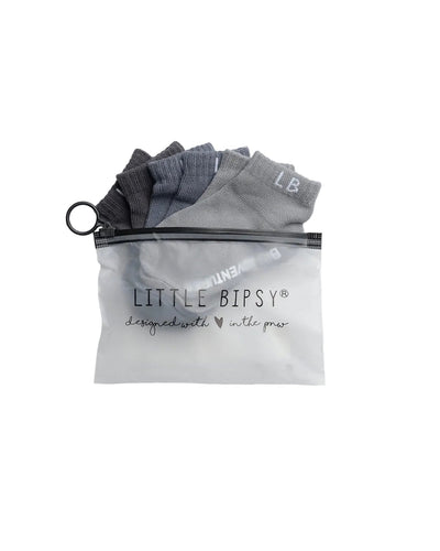 Ankle Sock 3 - Pack - Worn Indigo Mix - Little Bipsy