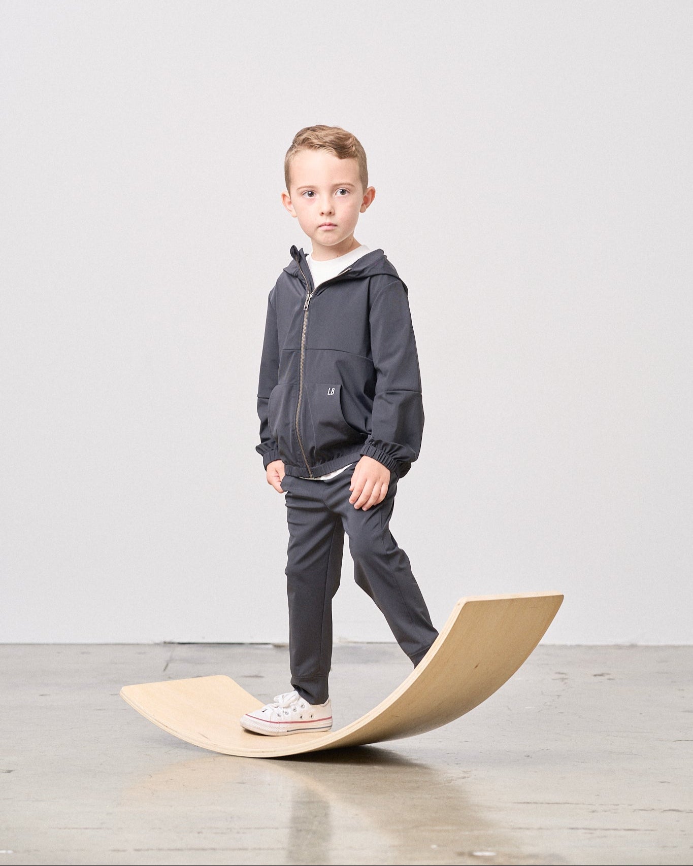 Athletic Jacket - Black - Little Bipsy