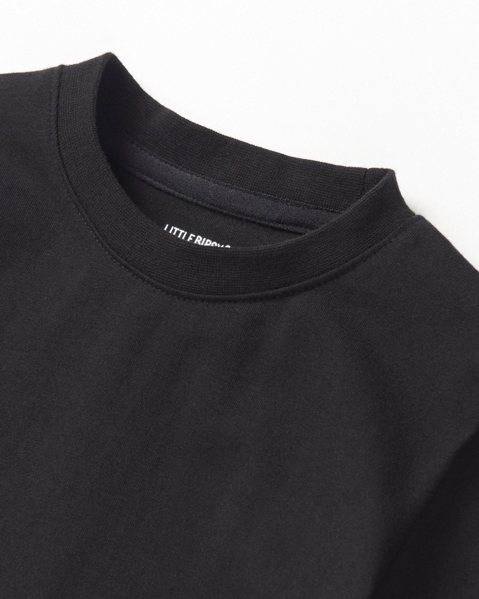 Baby Basic Tee - Black - Little Bipsy