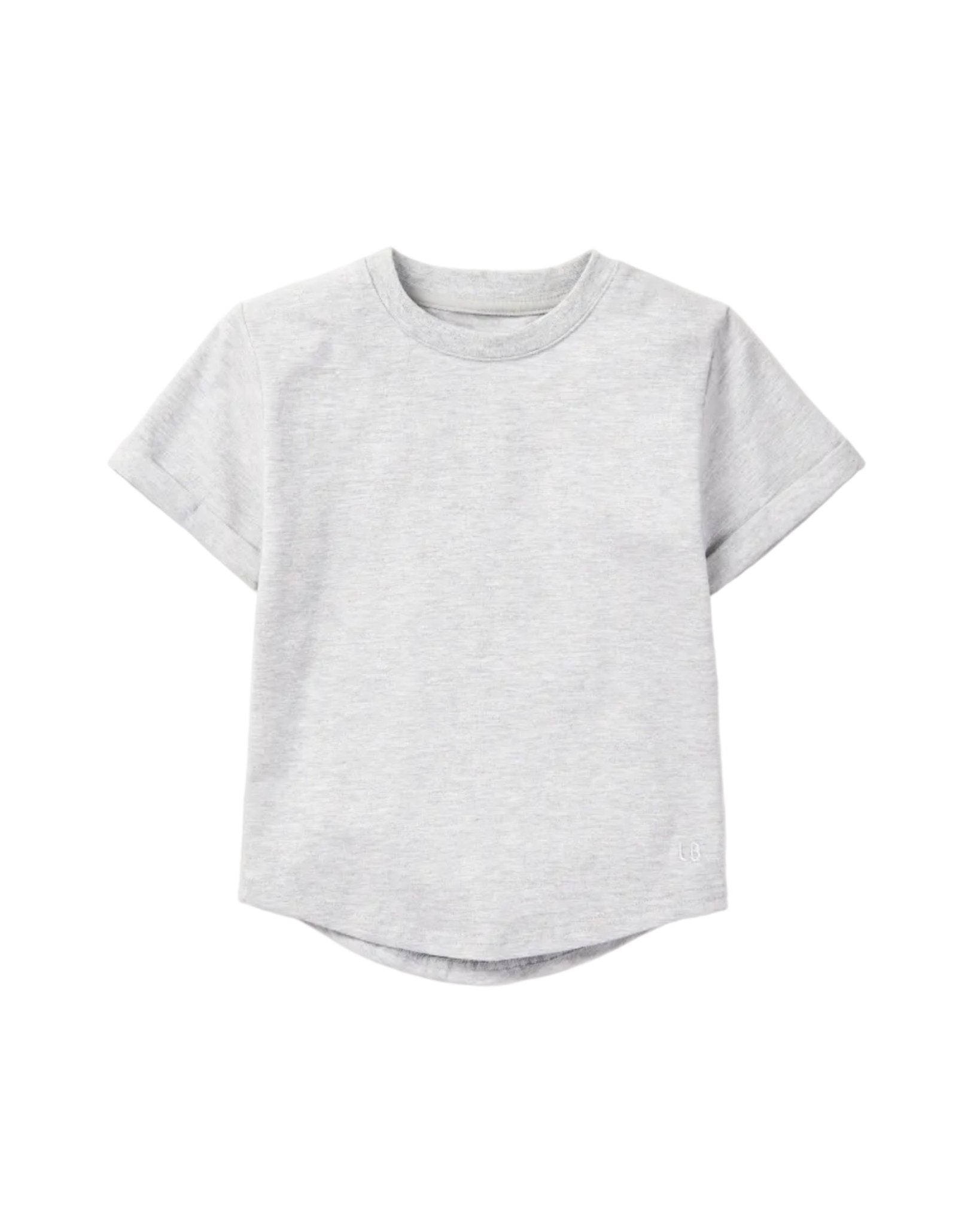 Baby Basic Tee - Grey - Little Bipsy