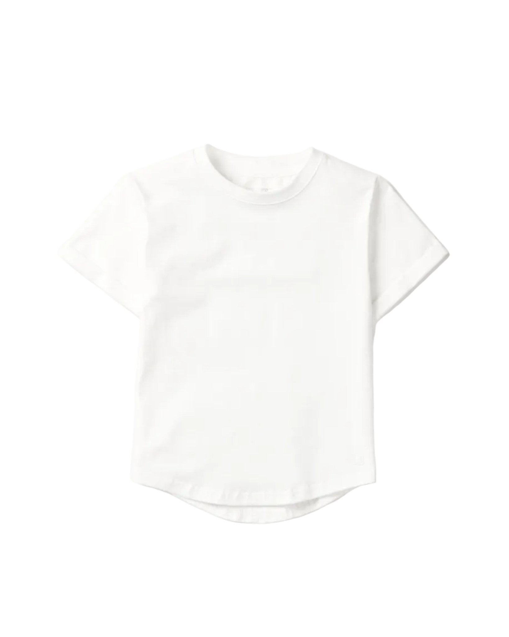 Baby Basic Tee - White - Little Bipsy