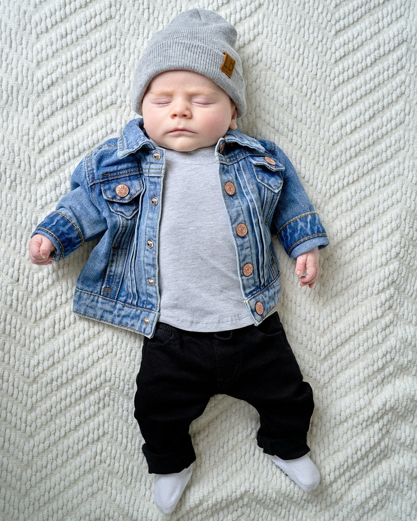 Baby Black Denim - Little Bipsy