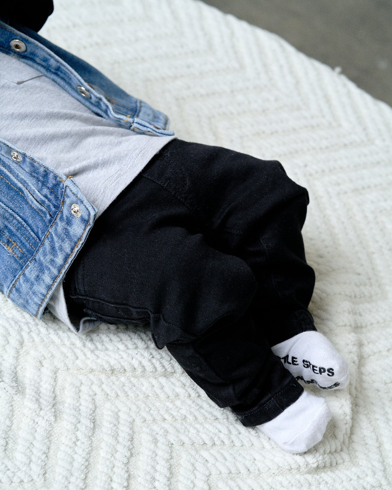 Baby Black Denim - Little Bipsy