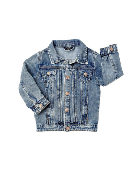 Kids Denim Jacket - Little Bipsy
