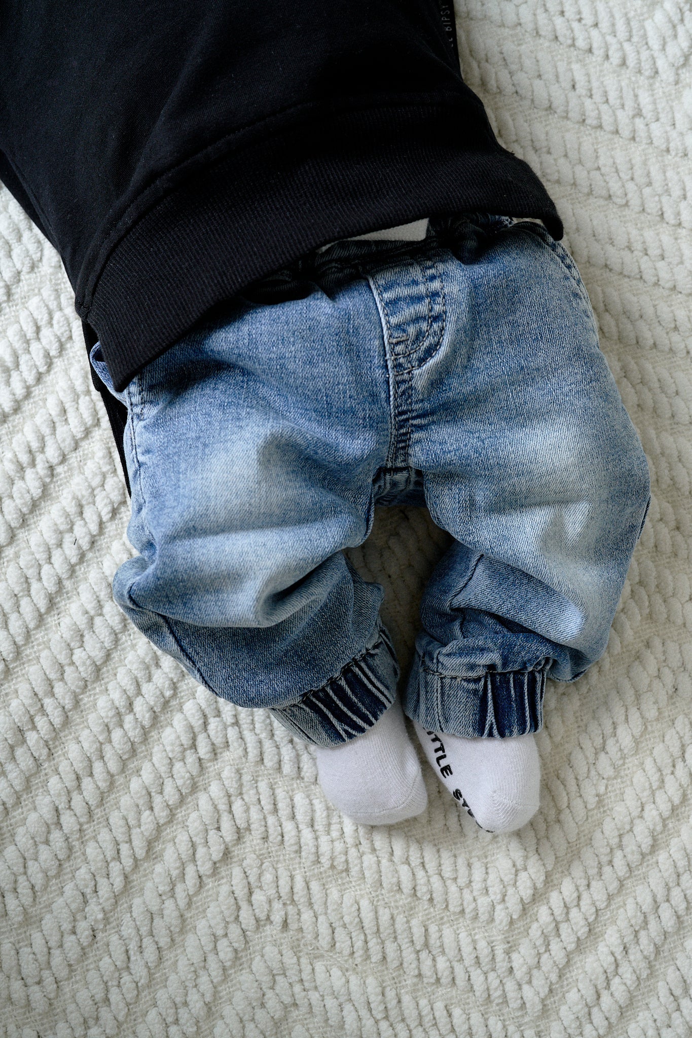 Baby Denim Jogger - Little Bipsy