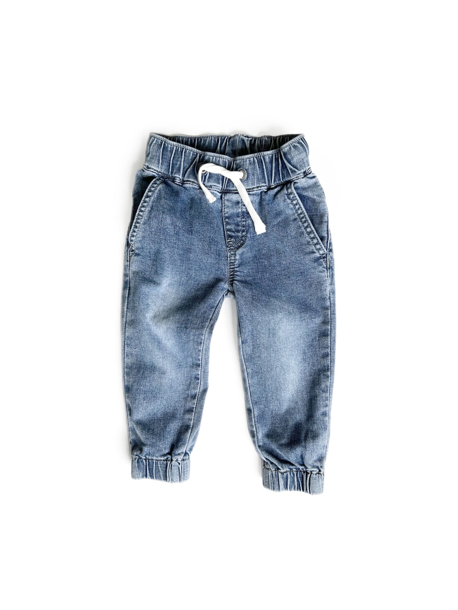 Baby Denim Jogger - Little Bipsy