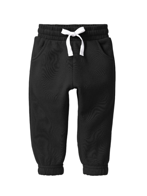 Baby Elevated Sweatpant - Black - Little Bipsy