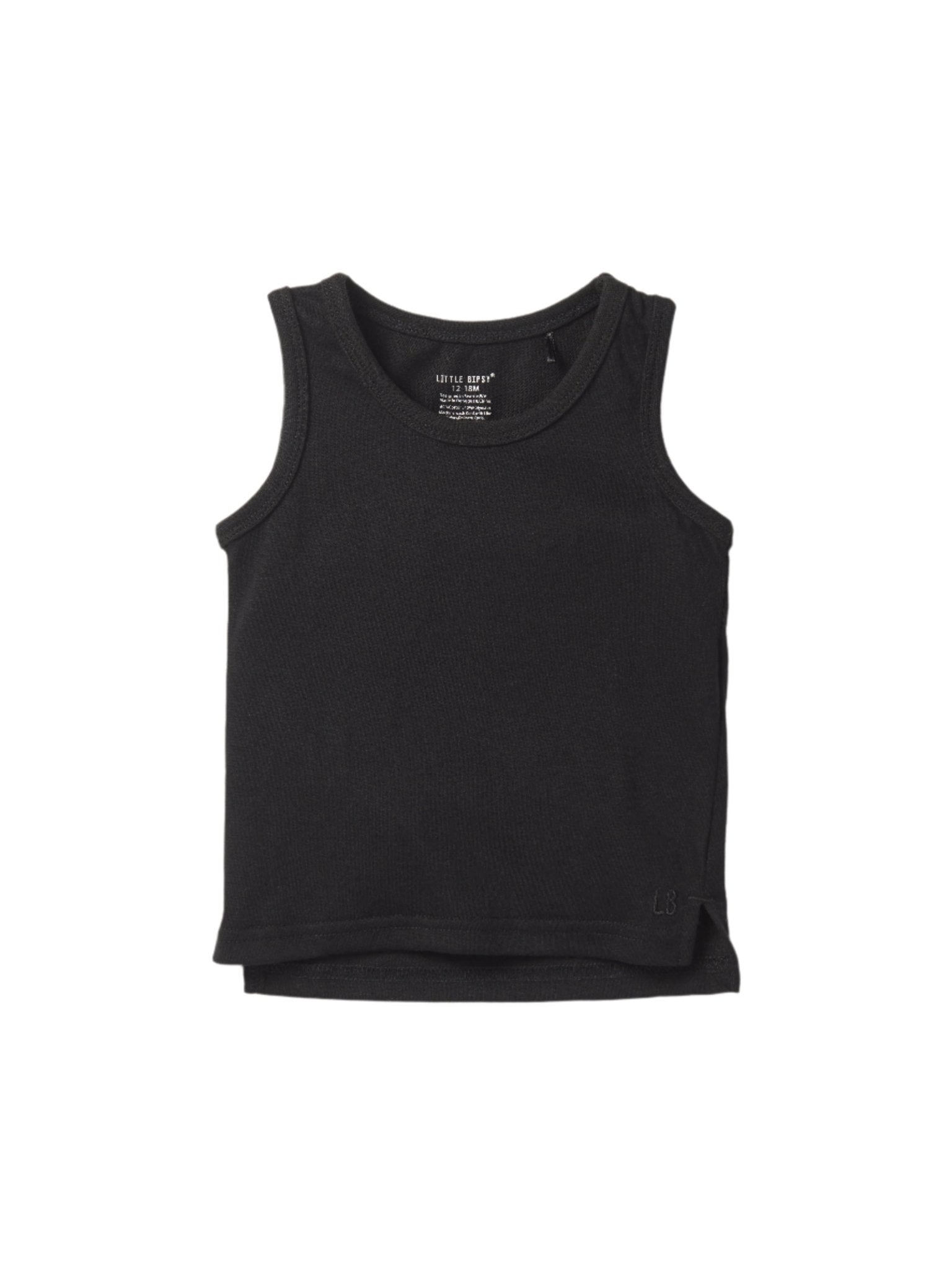 Baby Elevated Tank - Black - Little Bipsy