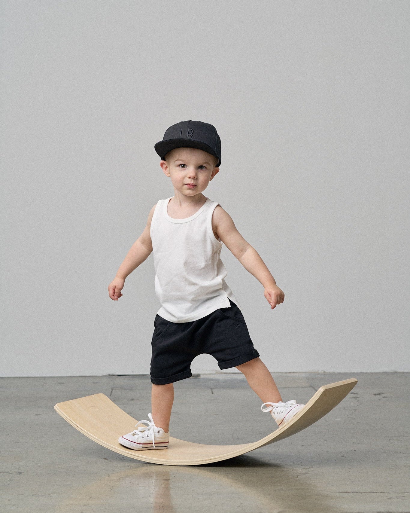 Baby Elevated Tank - White - Little Bipsy