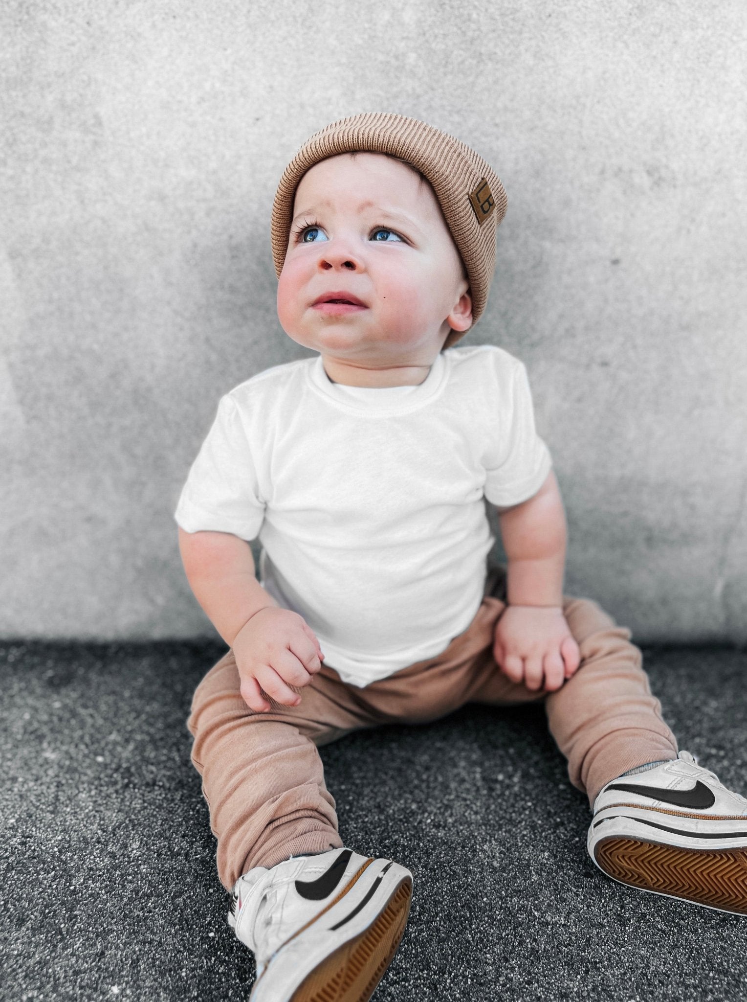 Baby Elevated Tee 3 - Pack - Monochrome - Little Bipsy