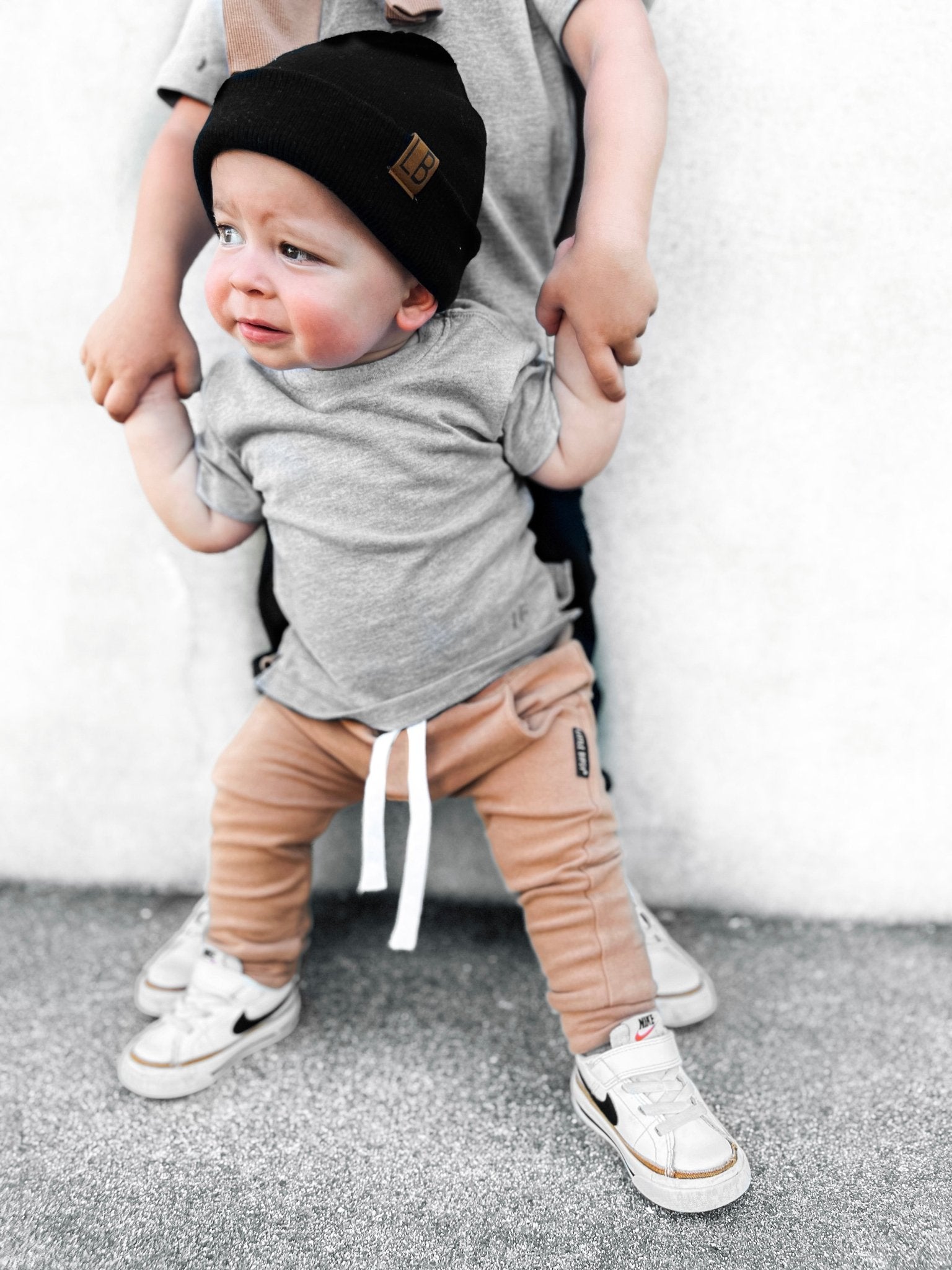 Baby Elevated Tee 3 - Pack - Monochrome - Little Bipsy