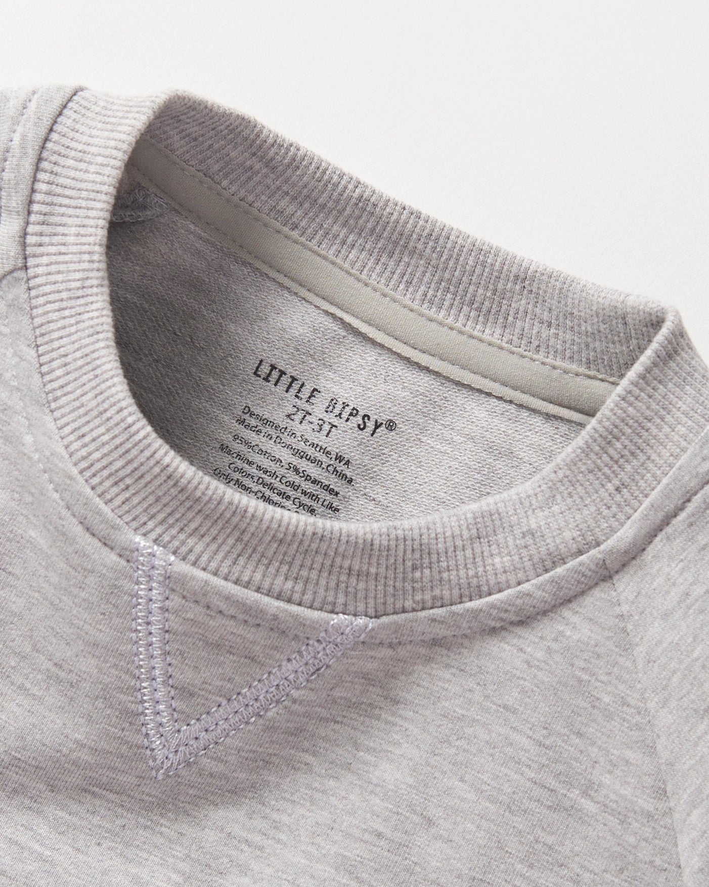 Baby Pullover - Grey - Little Bipsy