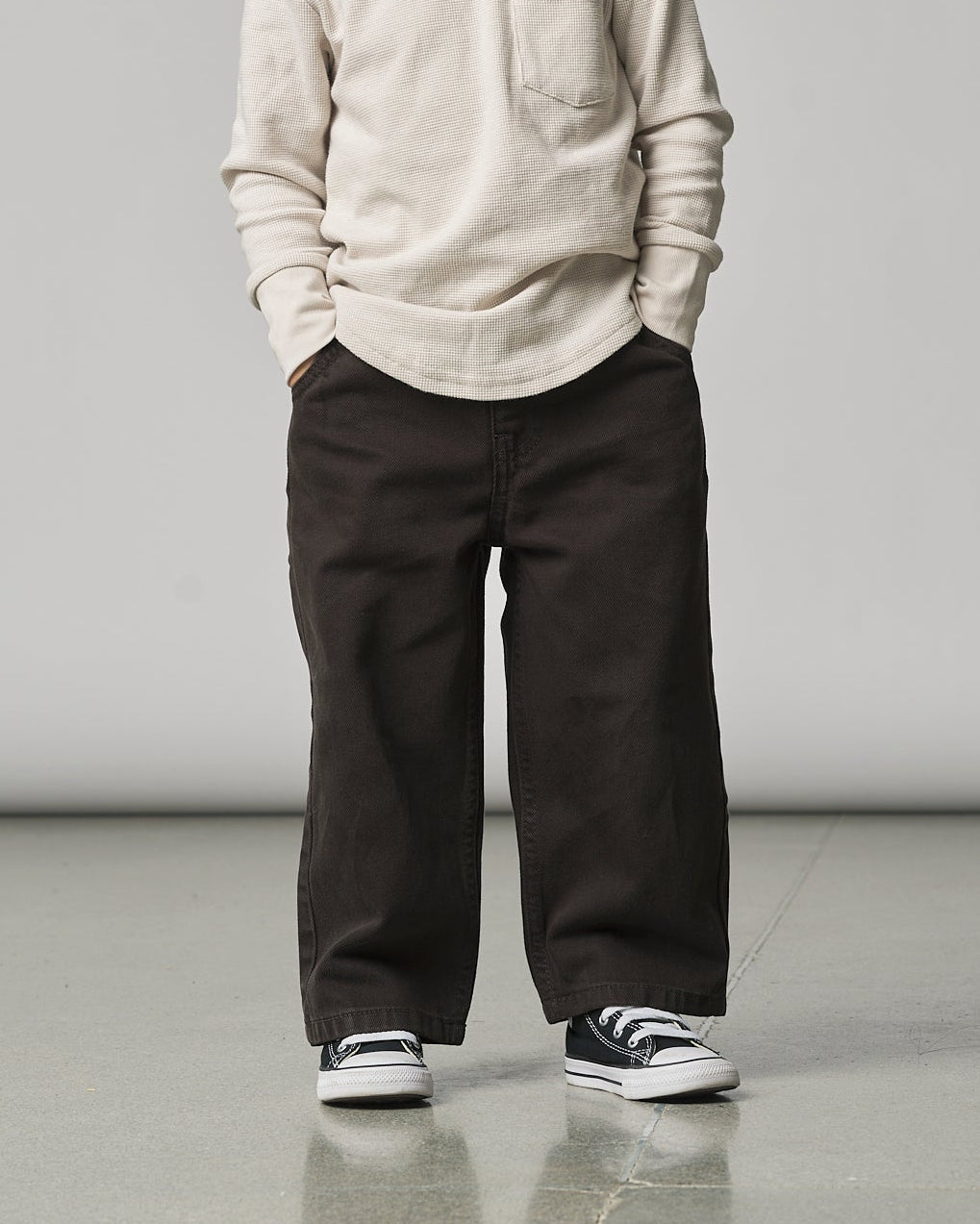 Baggy Jeans - Brown - Little Bipsy