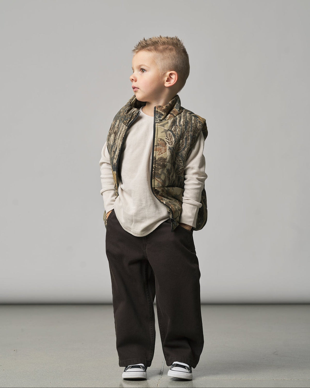 Baggy Jeans - Brown - Little Bipsy
