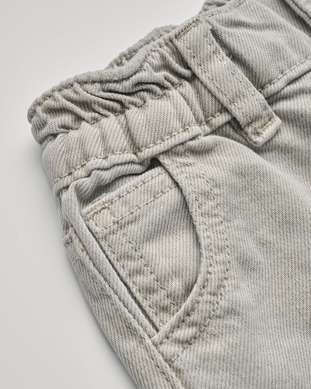 Baggy Jeans - Grey Wash - Little Bipsy