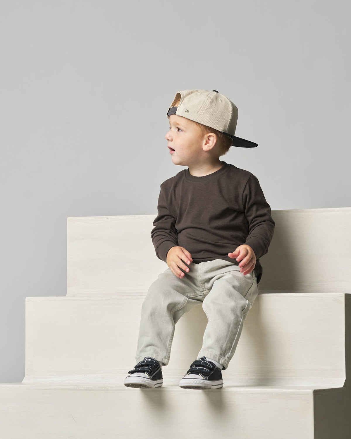 Baggy Jeans - Grey Wash - Little Bipsy