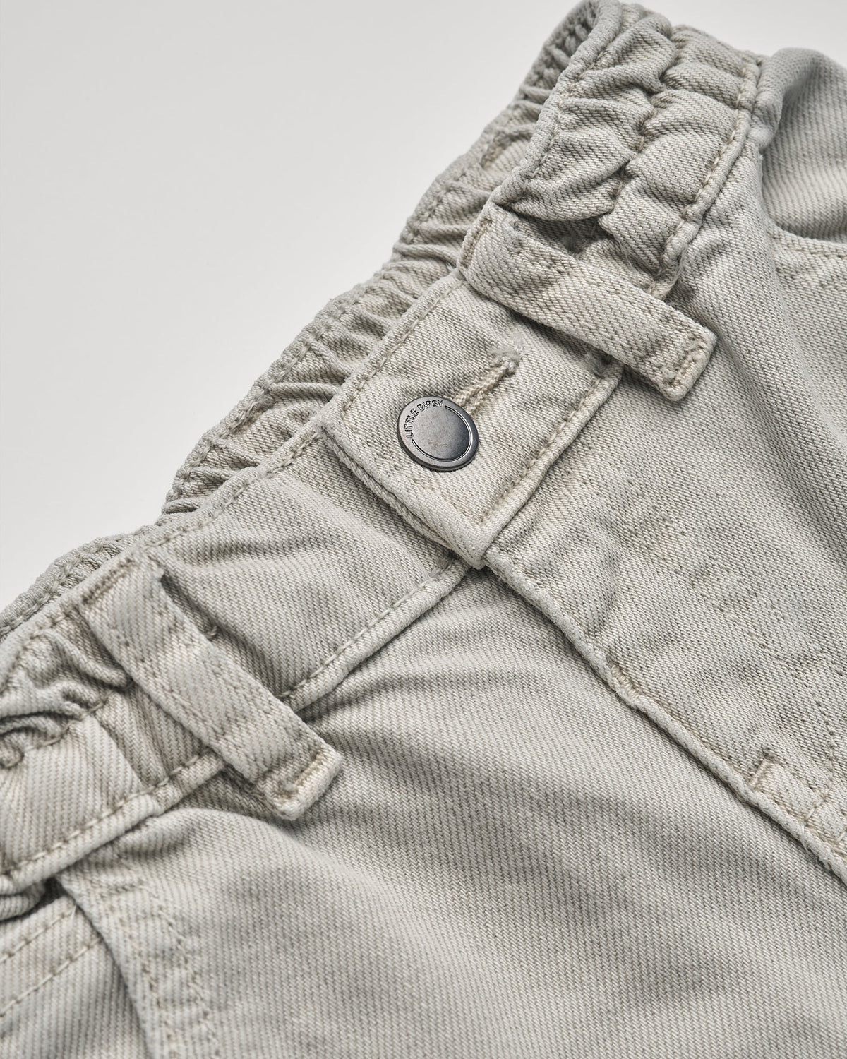 Baggy Jeans - Grey Wash - Little Bipsy