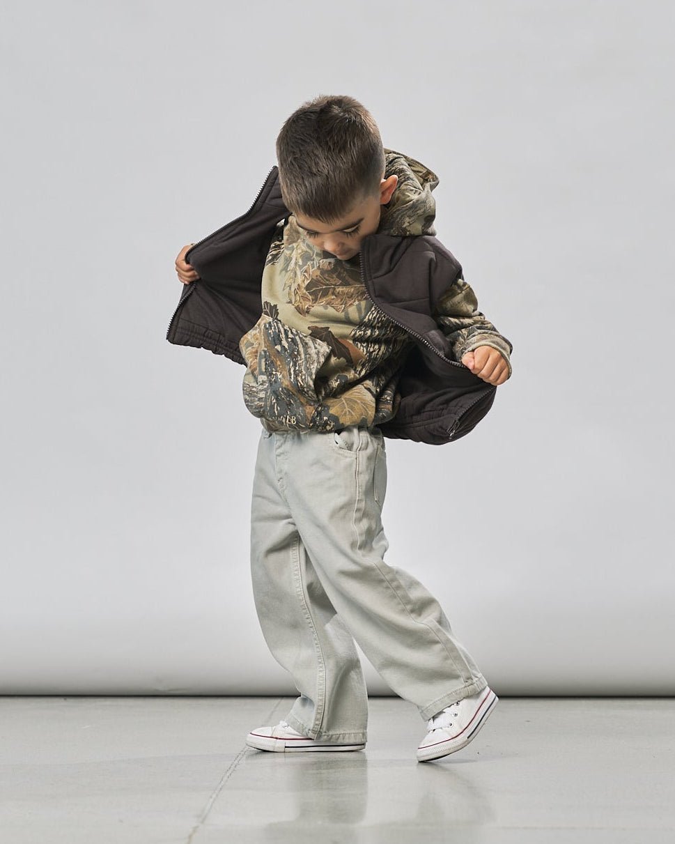 Baggy Jeans - Grey Wash - Little Bipsy