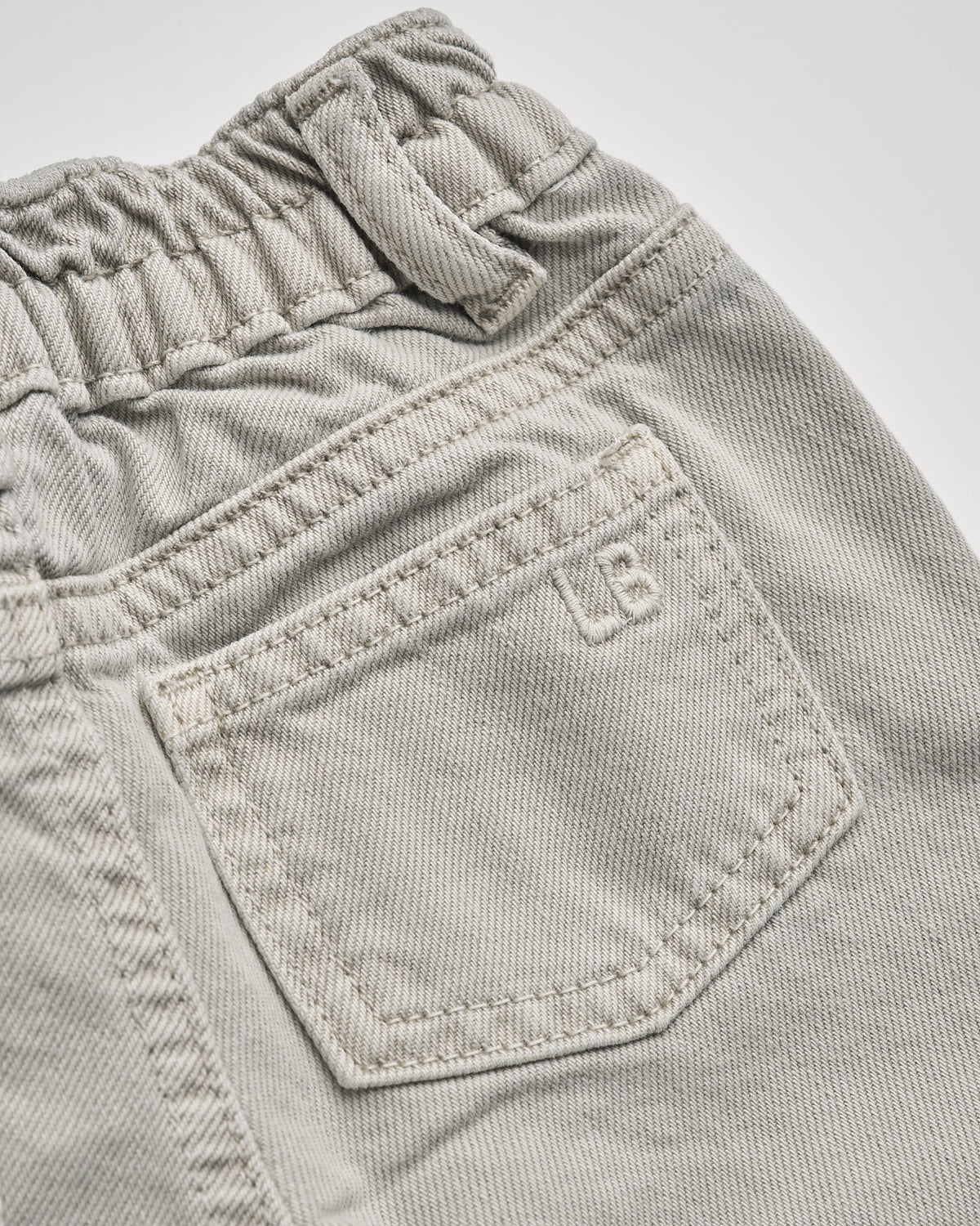 Baggy Jeans - Grey Wash - Little Bipsy