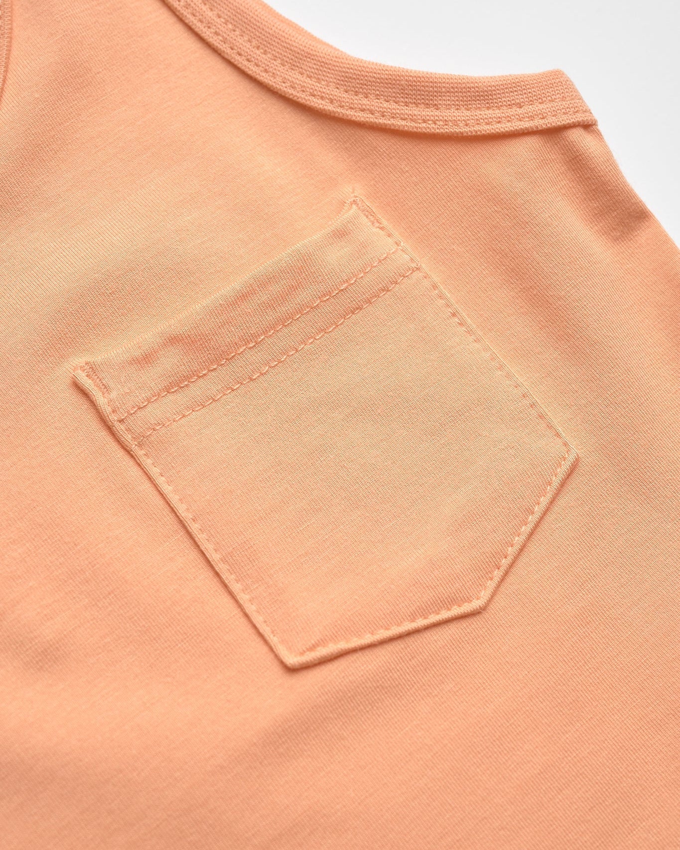 Bamboo Pocket Tank - Melon - Little Bipsy