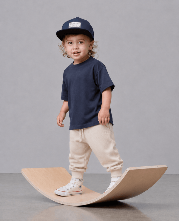 Bamboo Tee - Blue - Little Bipsy