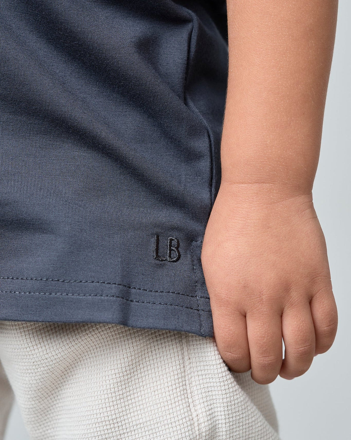 Bamboo Tee - Blue - Little Bipsy