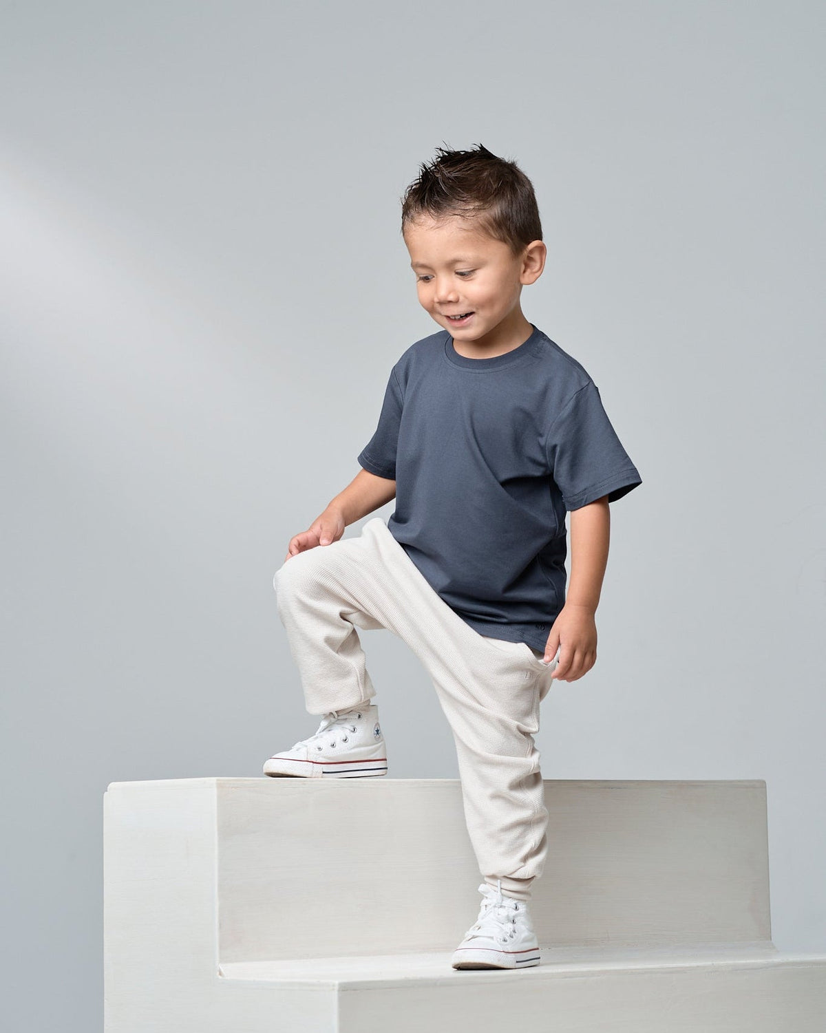 Bamboo Tee - Blue - Little Bipsy