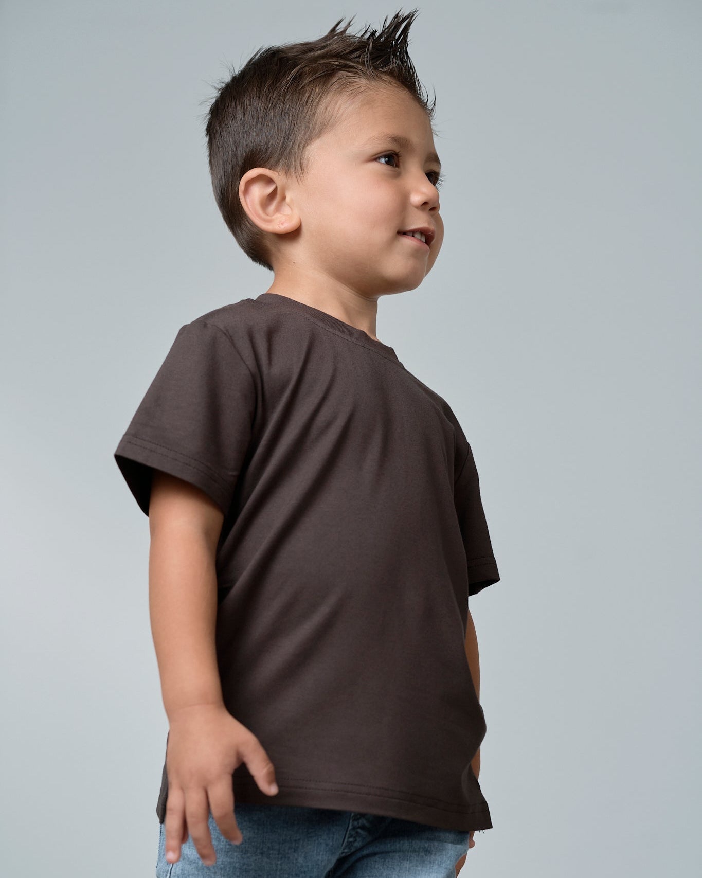 Bamboo Tee - Brown - Little Bipsy