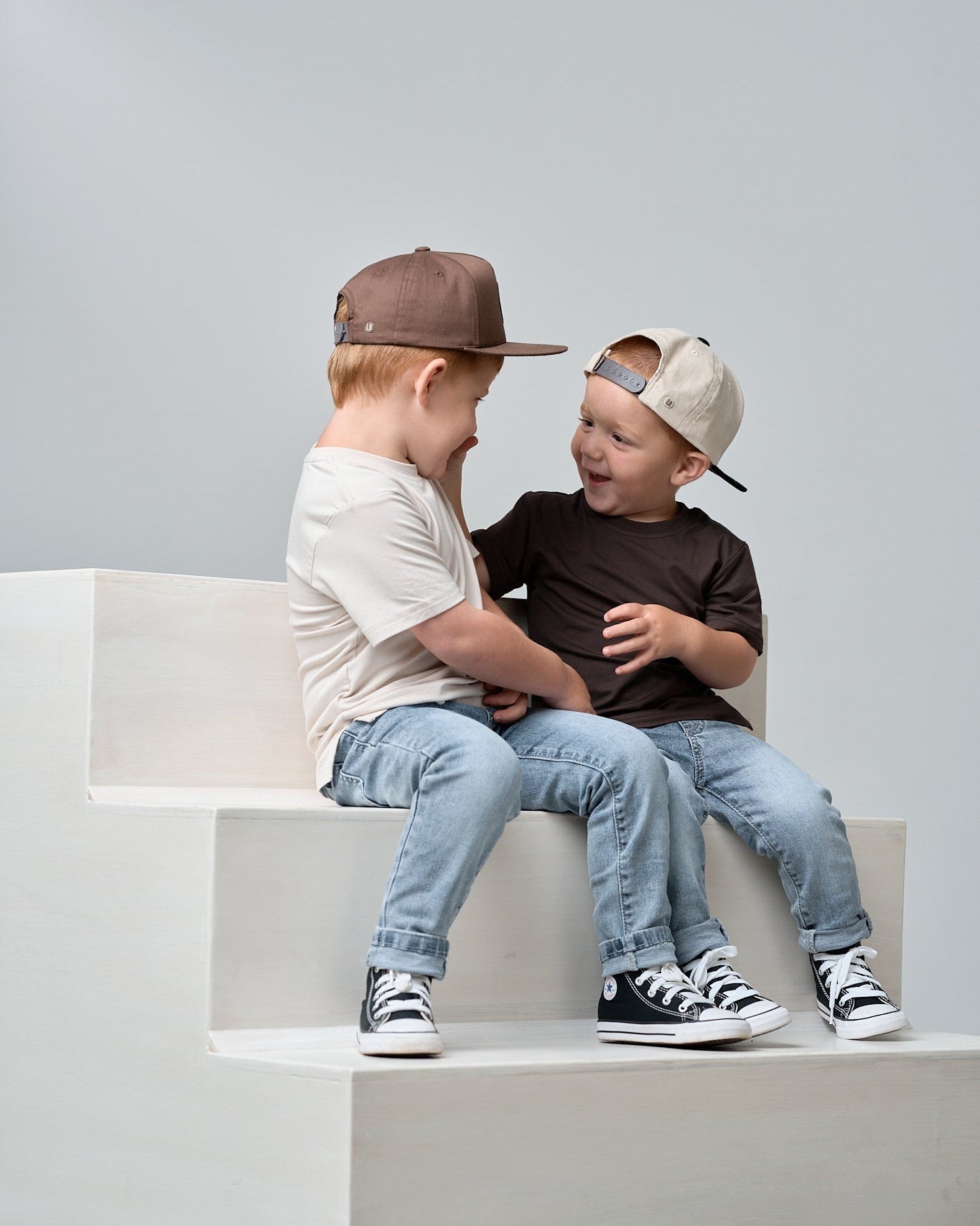 Bamboo Tee - Cream - Little Bipsy