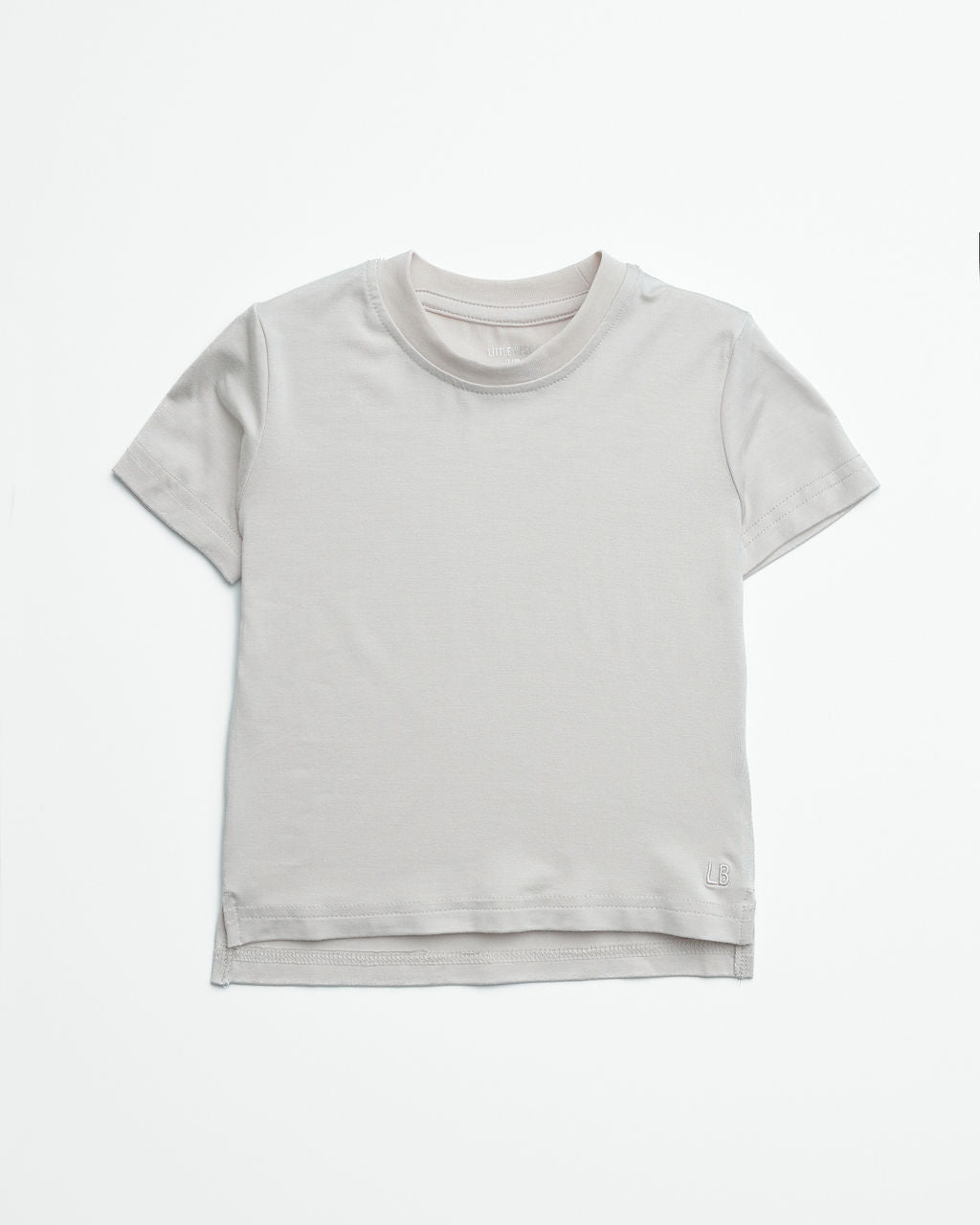 Bamboo Tee - Cream - Little Bipsy